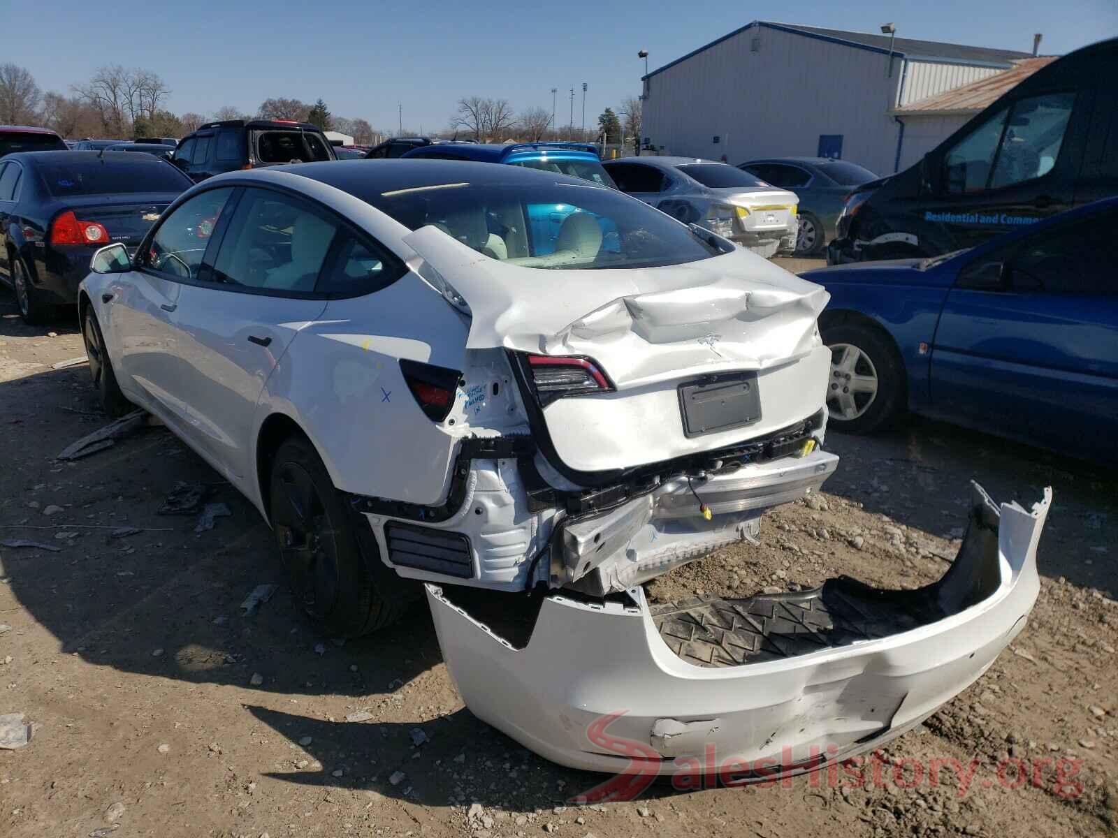 5YJ3E1EA4MF853630 2021 TESLA MODEL 3