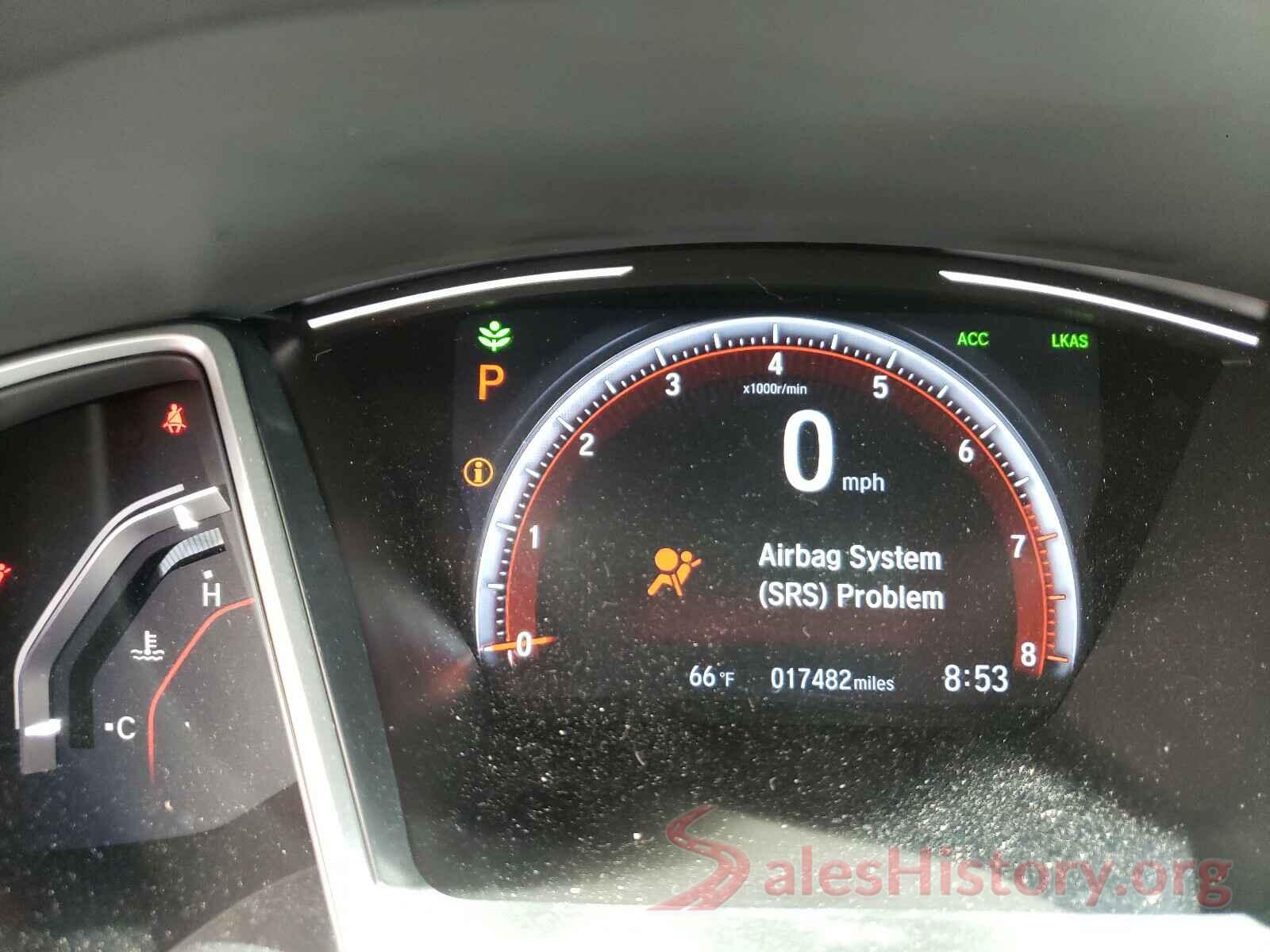 2HGFC2F82KH598070 2019 HONDA CIVIC