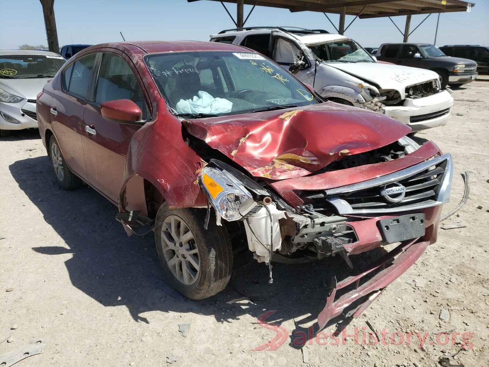 3N1CN7AP6KL814794 2019 NISSAN VERSA