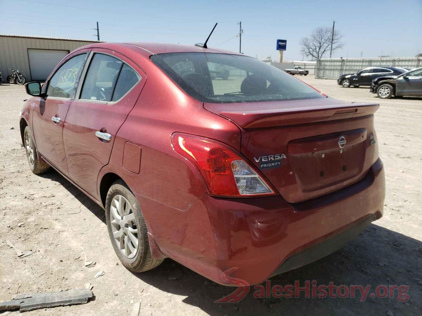 3N1CN7AP6KL814794 2019 NISSAN VERSA