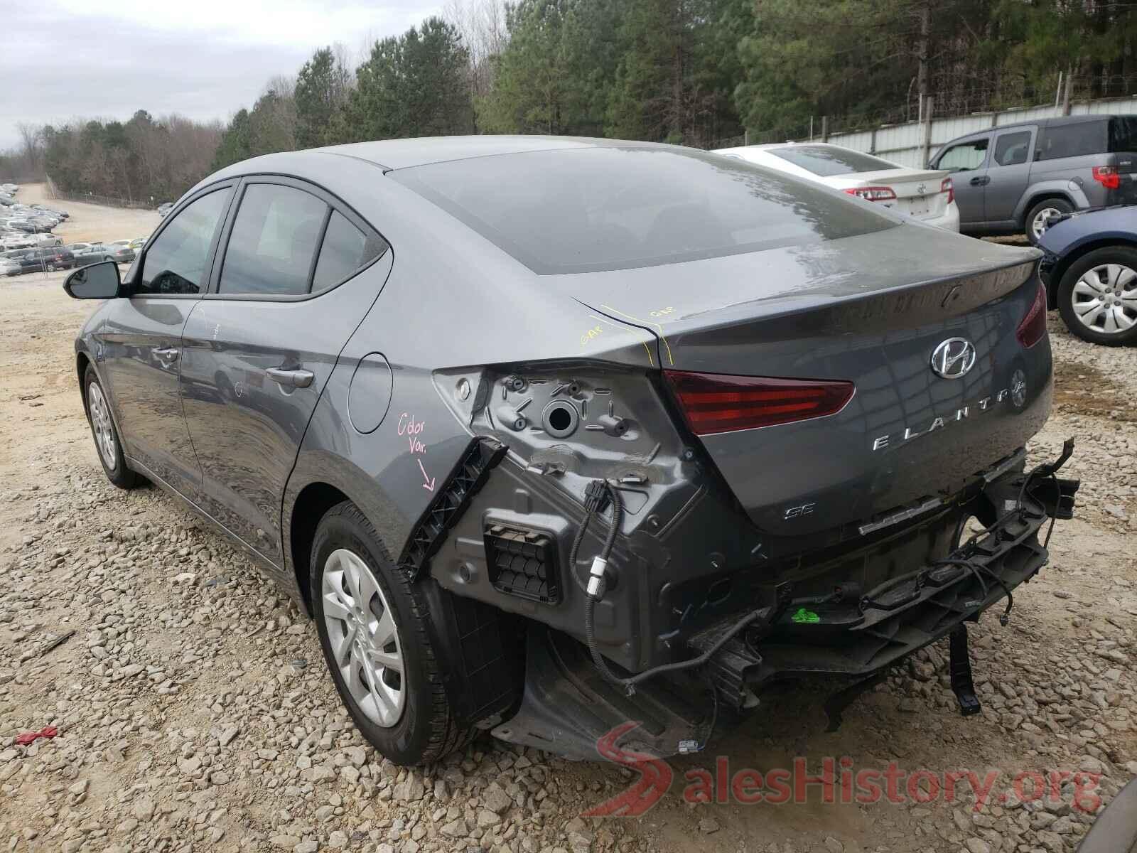 5NPD74LF1KH438598 2019 HYUNDAI ELANTRA