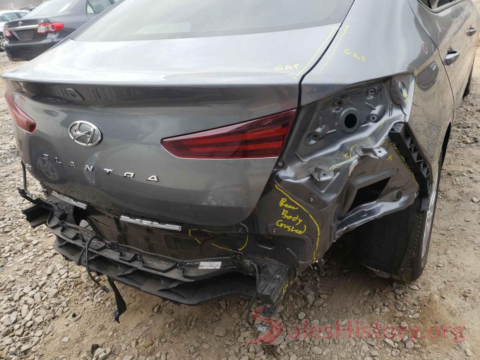 5NPD74LF1KH438598 2019 HYUNDAI ELANTRA