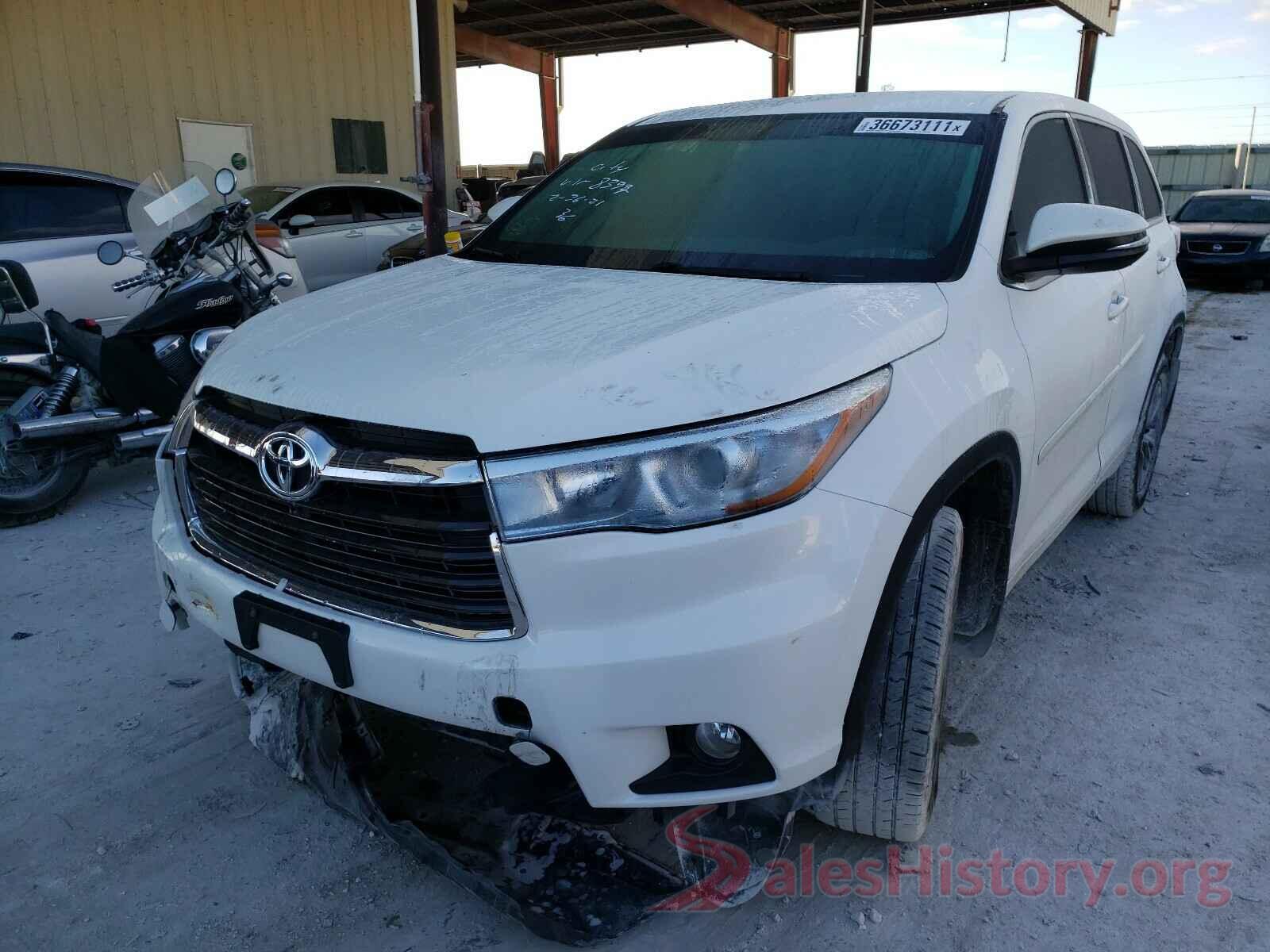 5TDZKRFHXGS168397 2016 TOYOTA HIGHLANDER