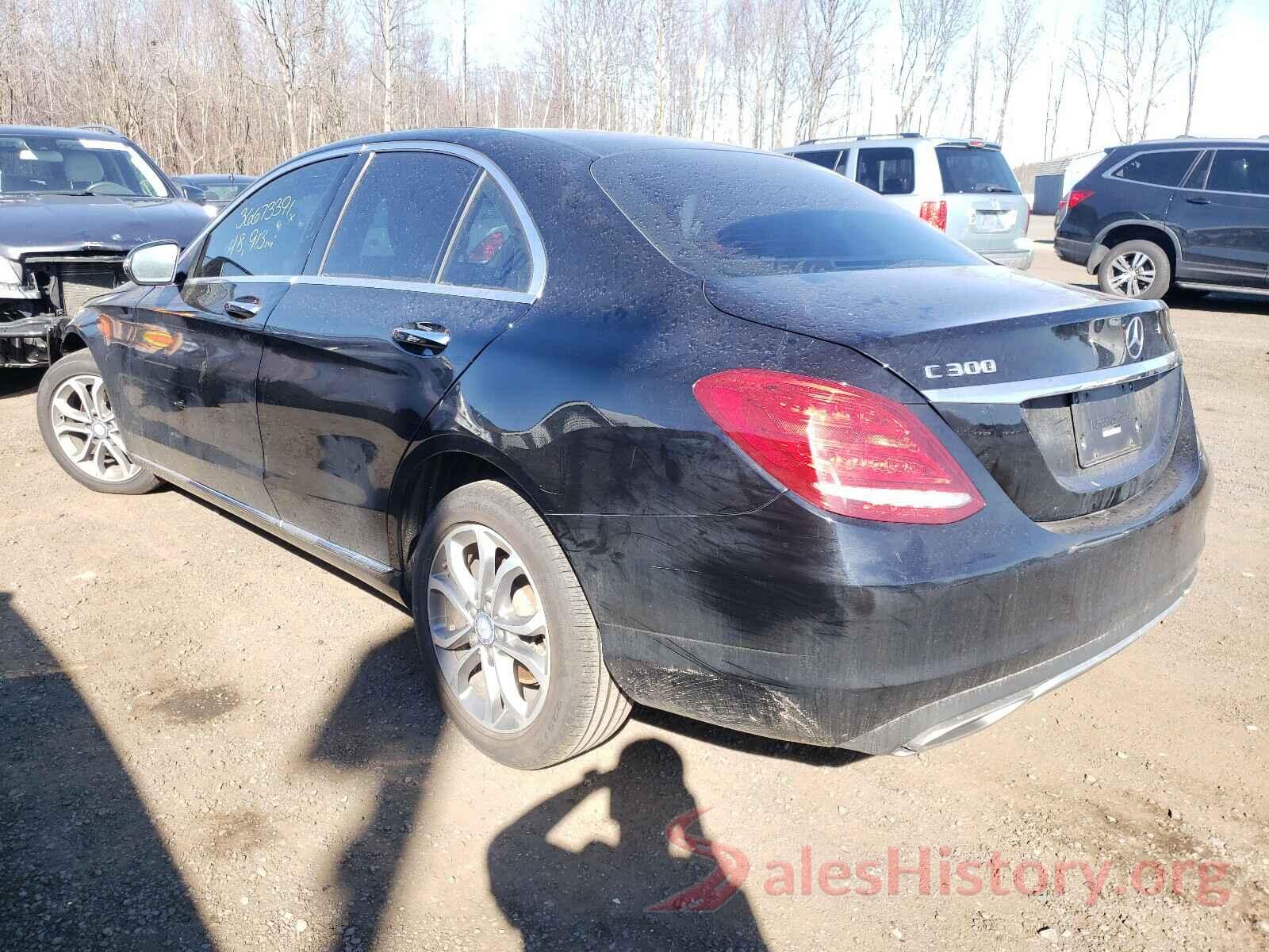 55SWF4KB0HU191462 2017 MERCEDES-BENZ C CLASS