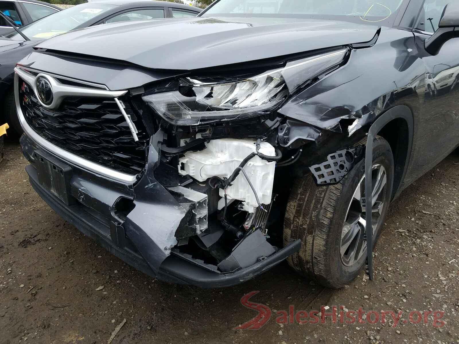 5TDGZRAH8LS004943 2020 TOYOTA HIGHLANDER