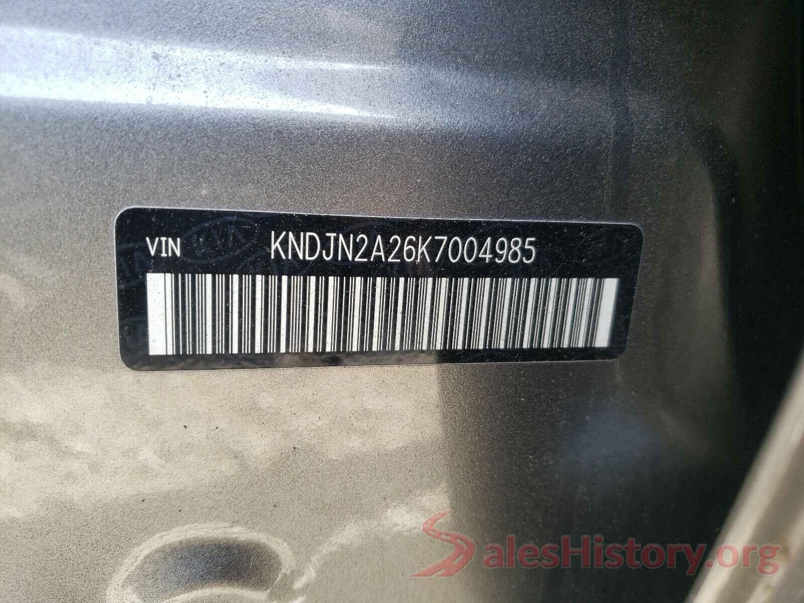 KNDJN2A26K7004985 2019 KIA SOUL