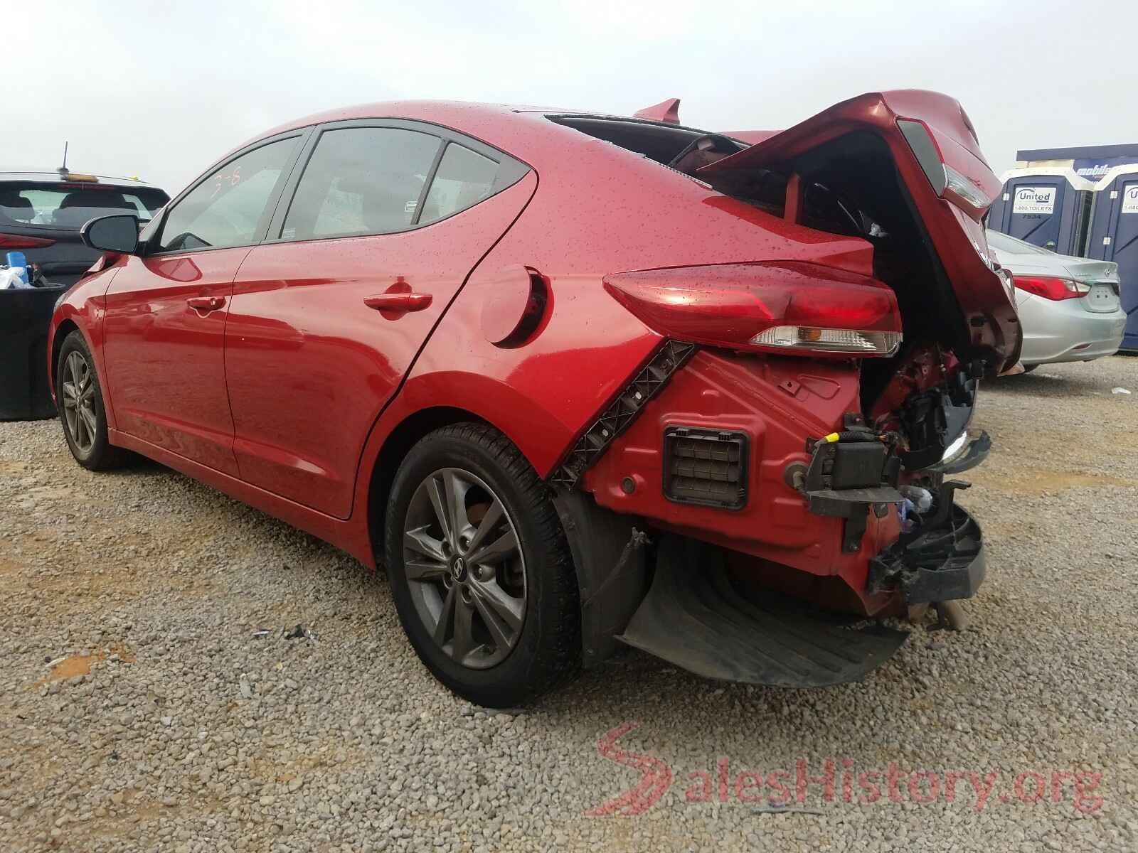 5NPD84LF3JH303585 2018 HYUNDAI ELANTRA