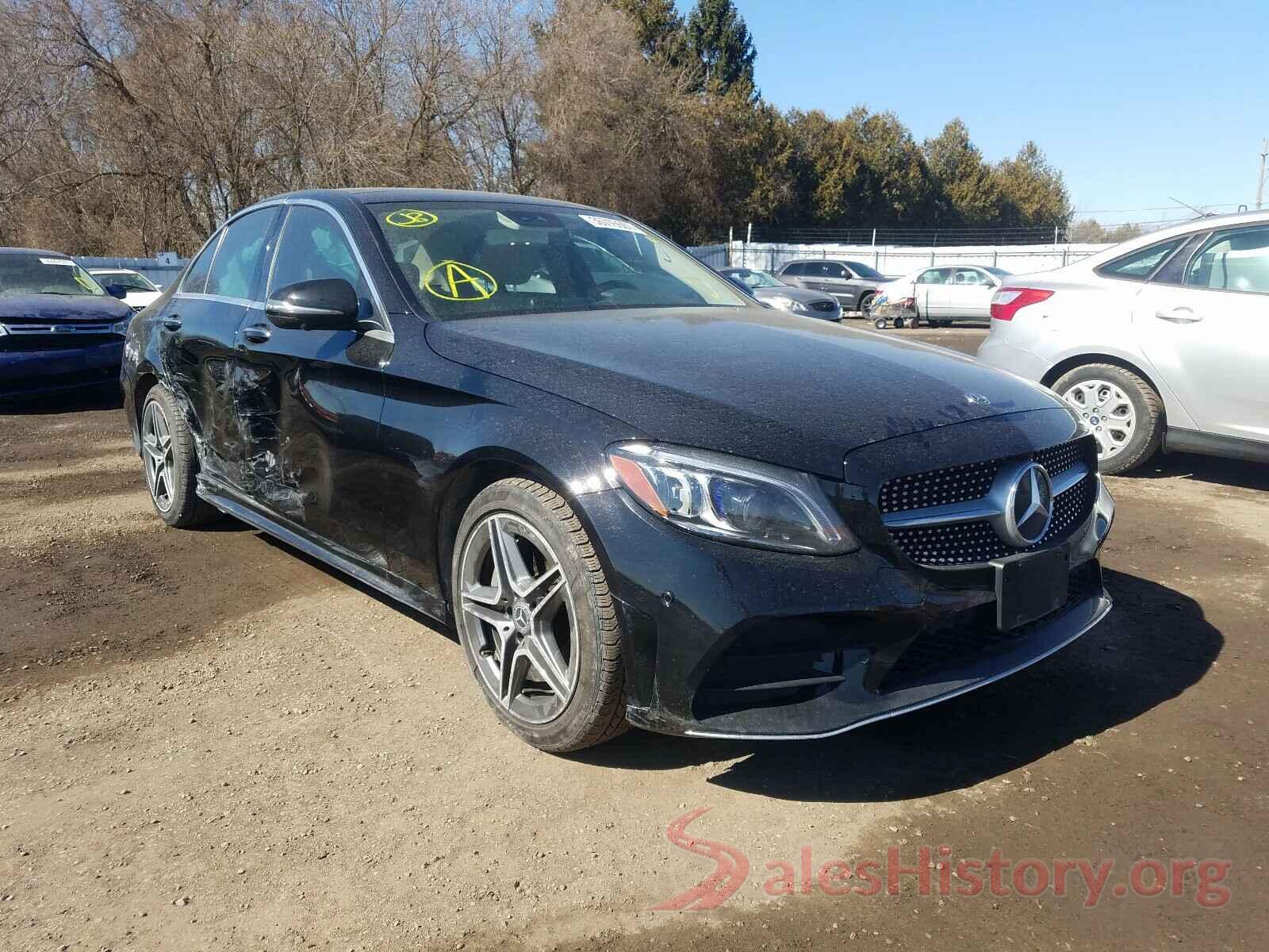 55SWF8EB1KU287479 2019 MERCEDES-BENZ C CLASS