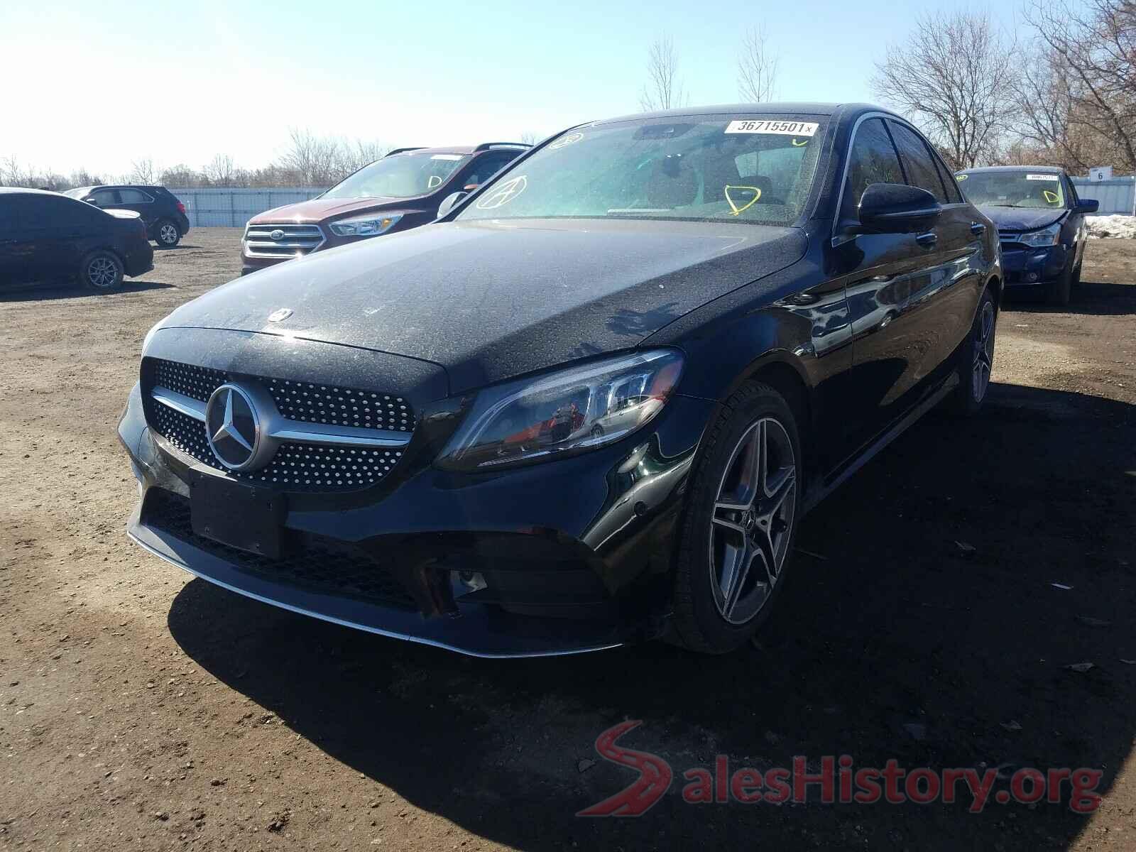 55SWF8EB1KU287479 2019 MERCEDES-BENZ C CLASS