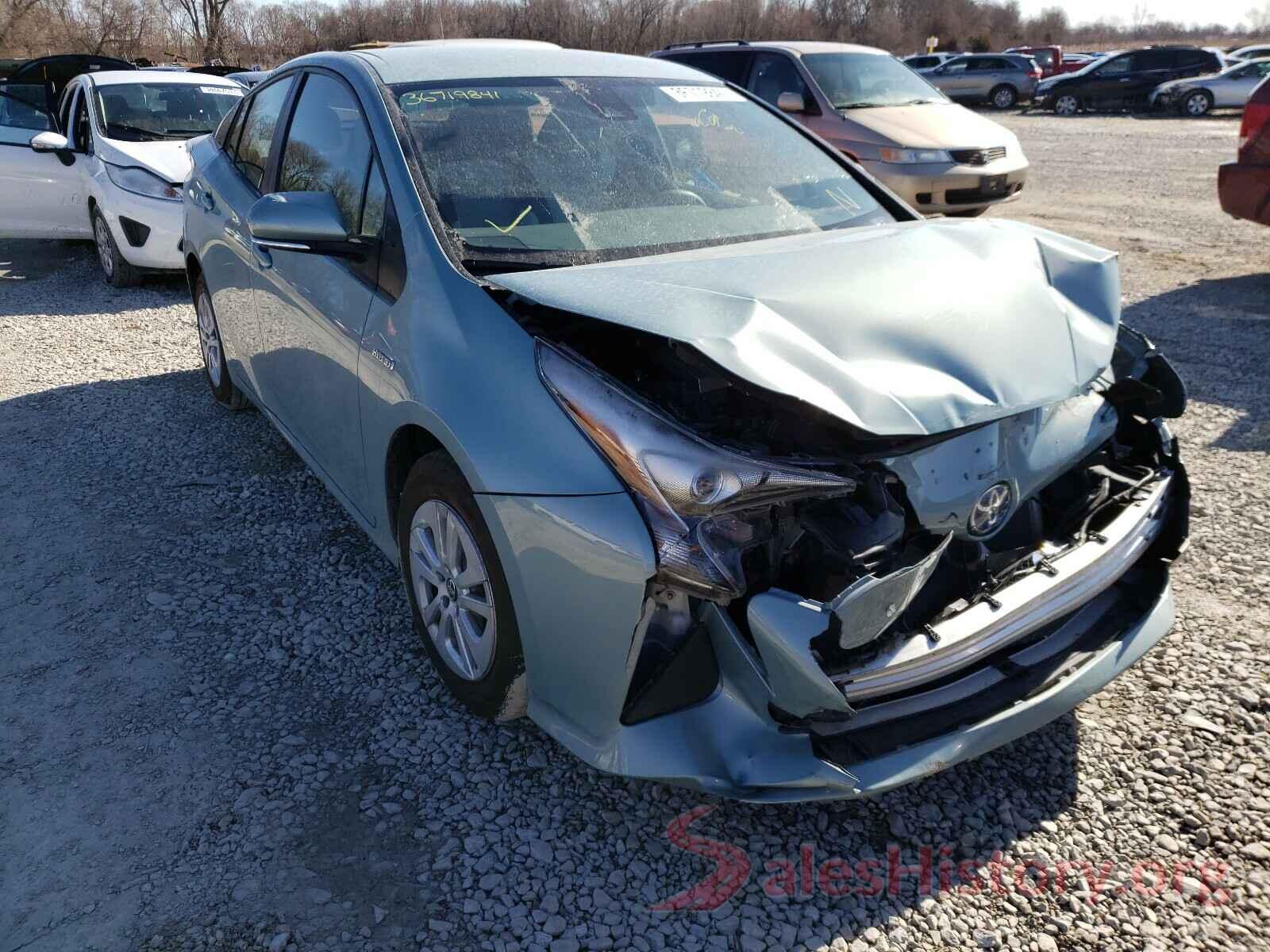 JTDKBRFU3H3042481 2017 TOYOTA PRIUS