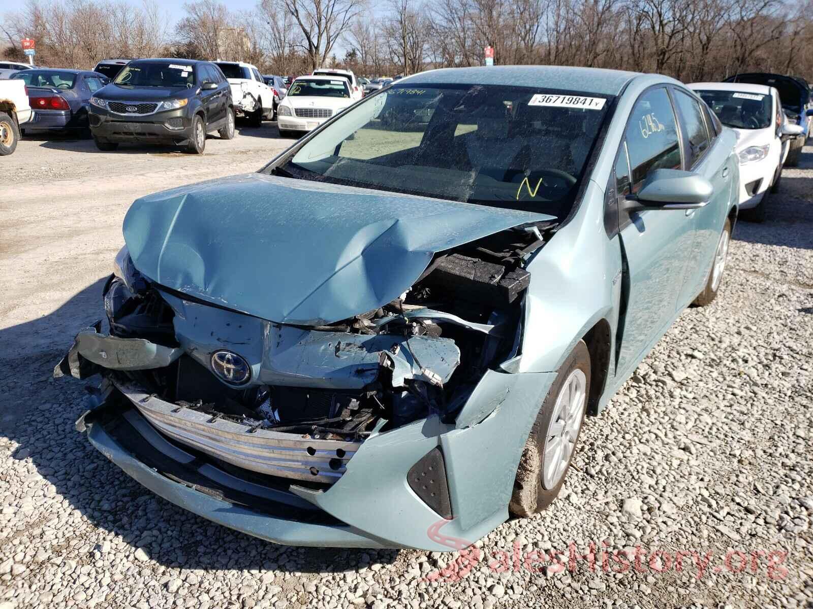 JTDKBRFU3H3042481 2017 TOYOTA PRIUS