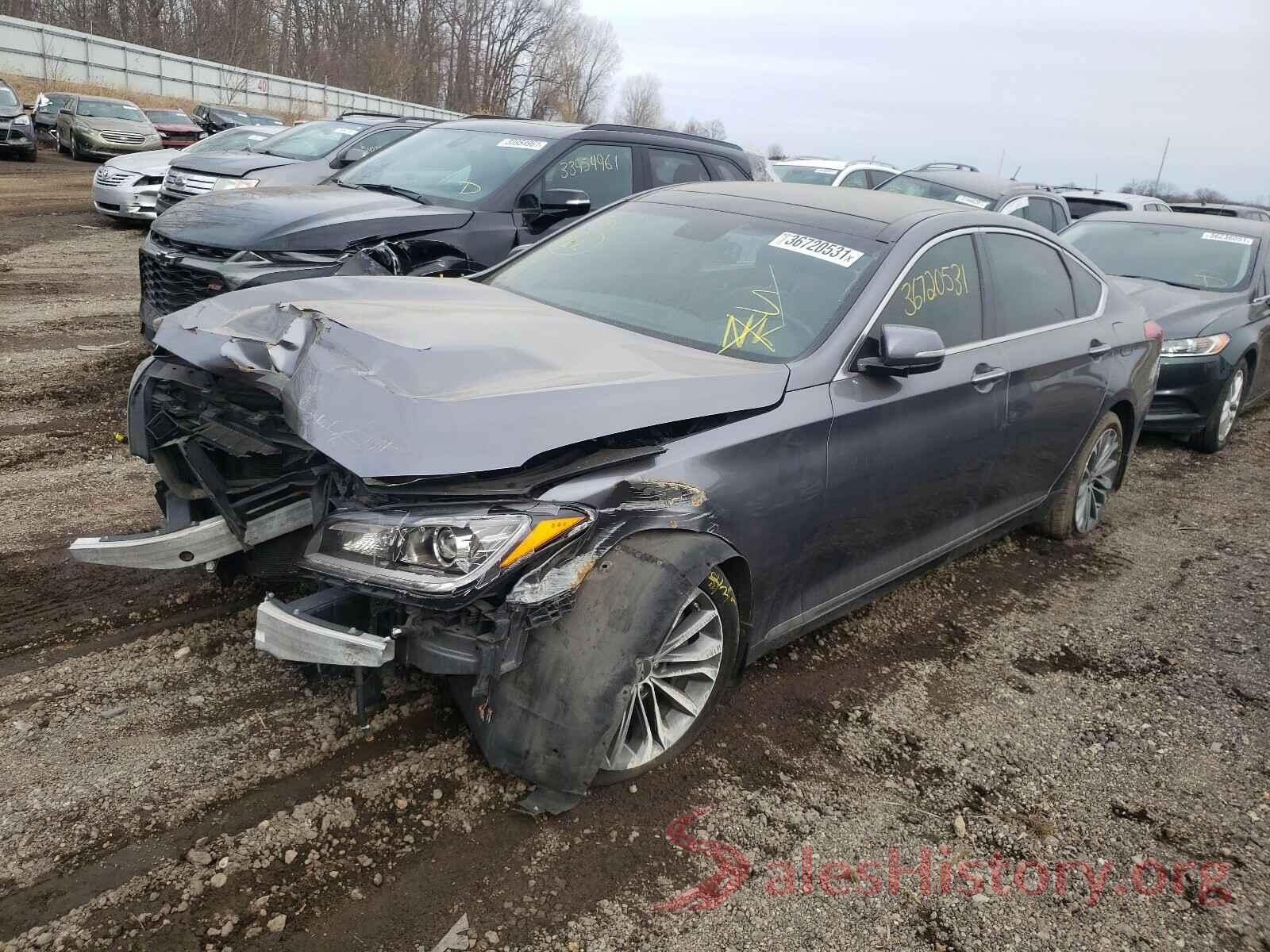 KMHGN4JE7GU117056 2016 HYUNDAI GENESIS