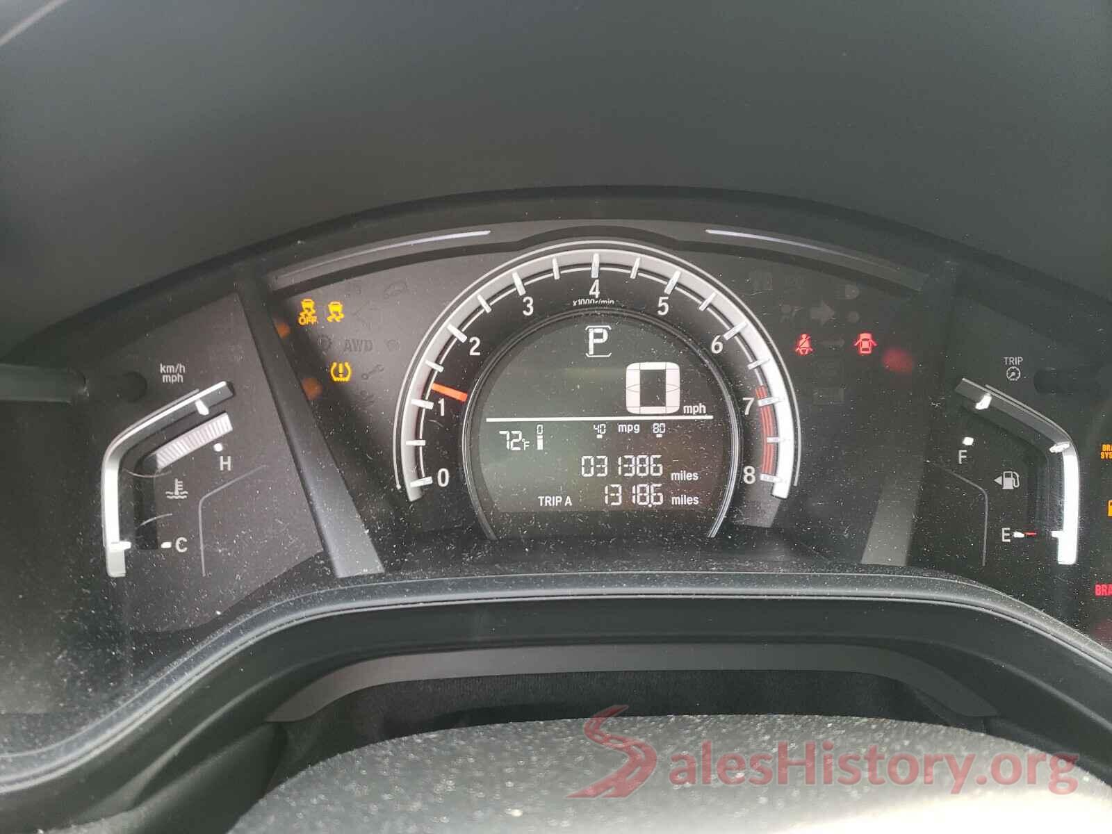 5J6RW6H38KL000816 2019 HONDA CRV