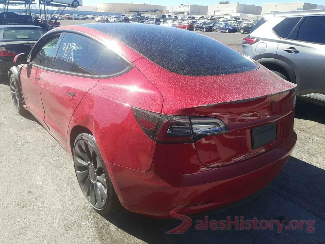 5YJ3E1EC2NF106627 2022 TESLA MODEL 3