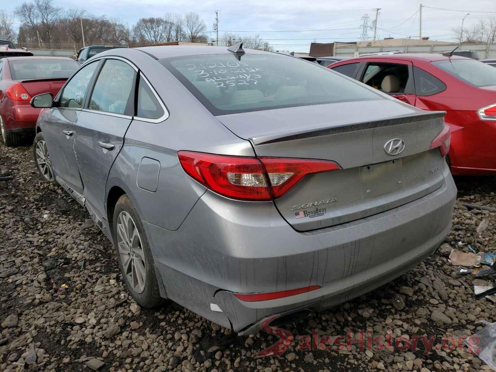 5NPE34AFXHH561795 2017 HYUNDAI SONATA