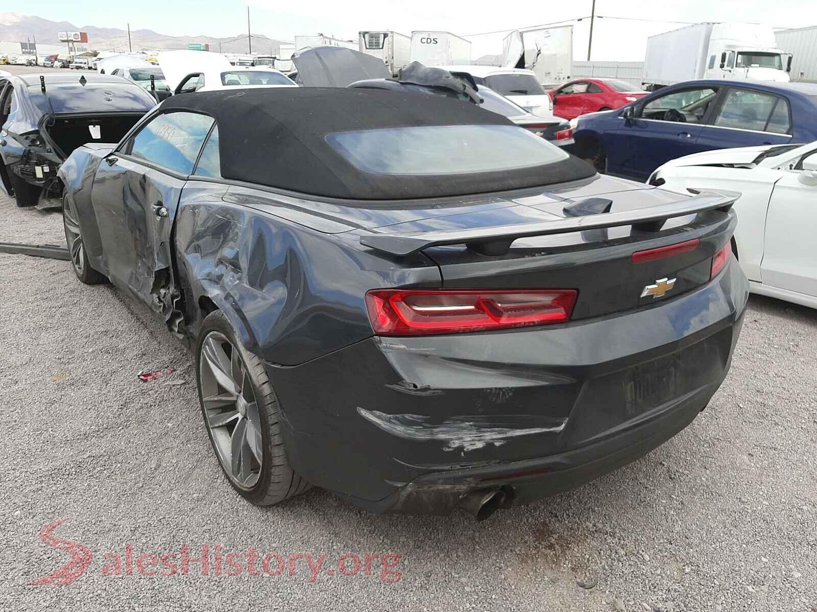 2017 CHEVROLET CAMARO VIN 1G1FB3DS4H0167435, right side view