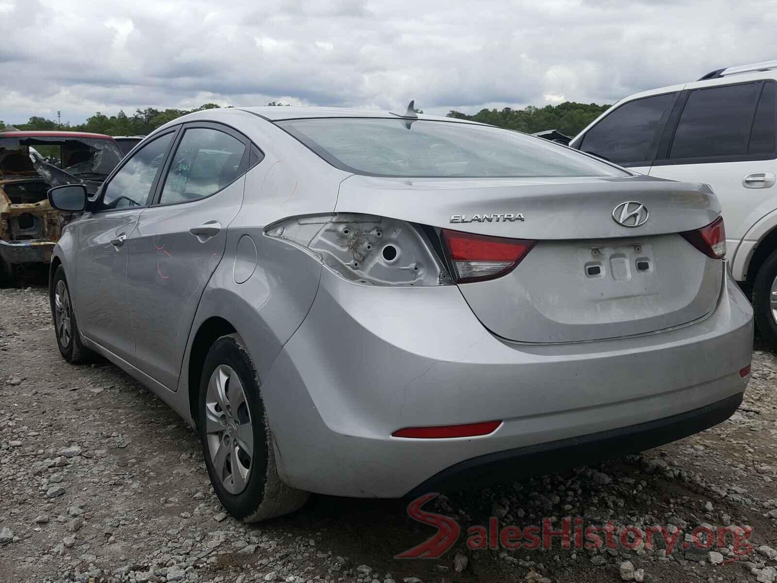 KMHDH4AE6GU490261 2016 HYUNDAI ELANTRA