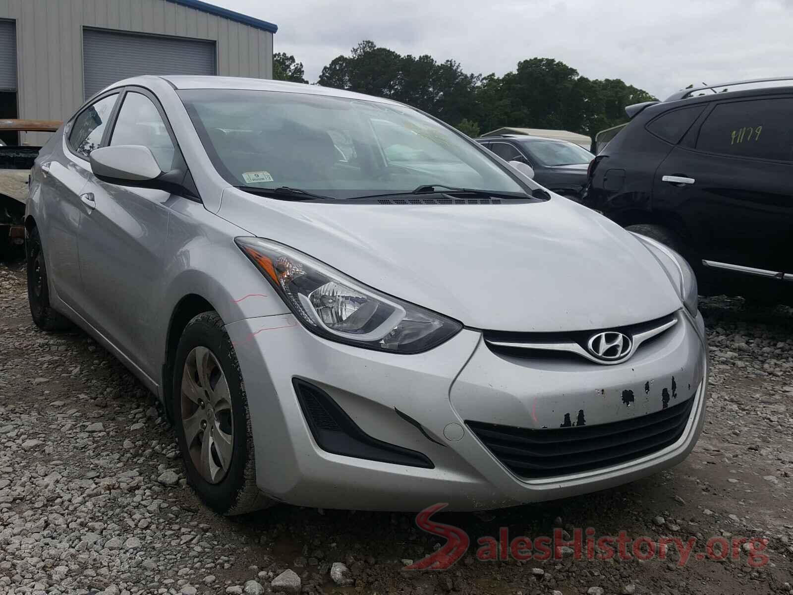 KMHDH4AE6GU490261 2016 HYUNDAI ELANTRA