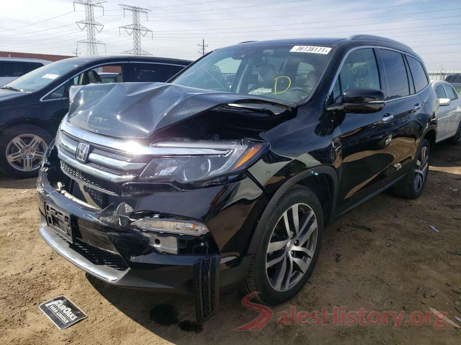 5FNYF6H98GB114833 2016 HONDA PILOT