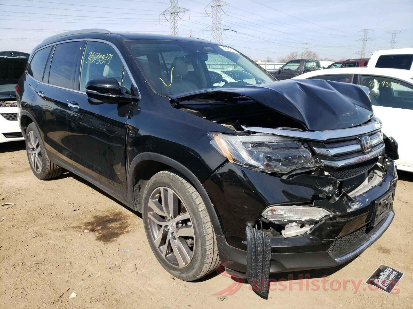 5FNYF6H98GB114833 2016 HONDA PILOT