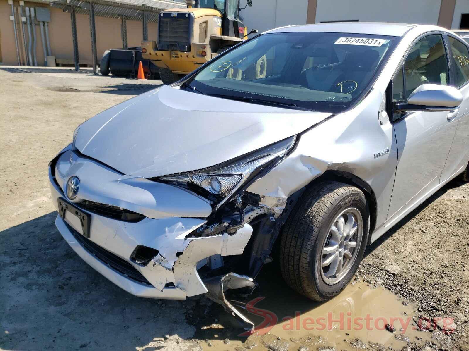 JTDKBRFU8J3057936 2018 TOYOTA PRIUS