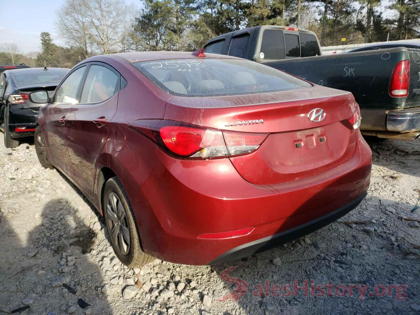 5NPDH4AE0GH752578 2016 HYUNDAI ELANTRA