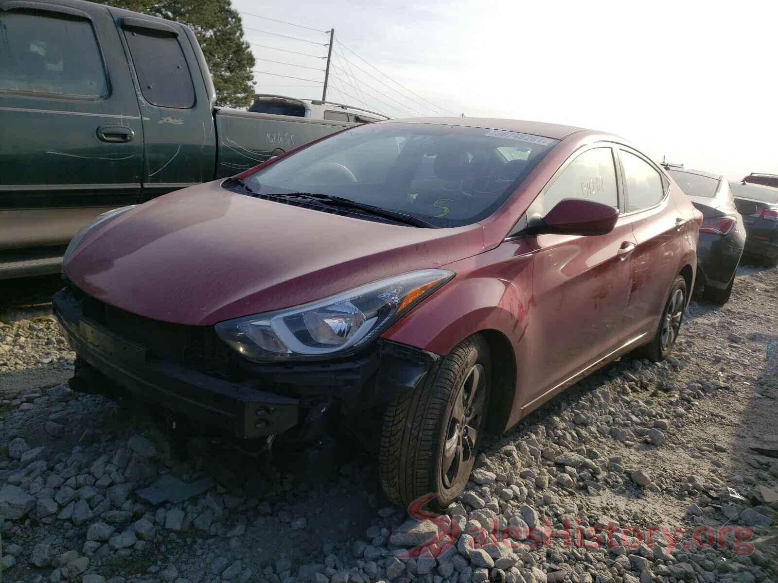 5NPDH4AE0GH752578 2016 HYUNDAI ELANTRA