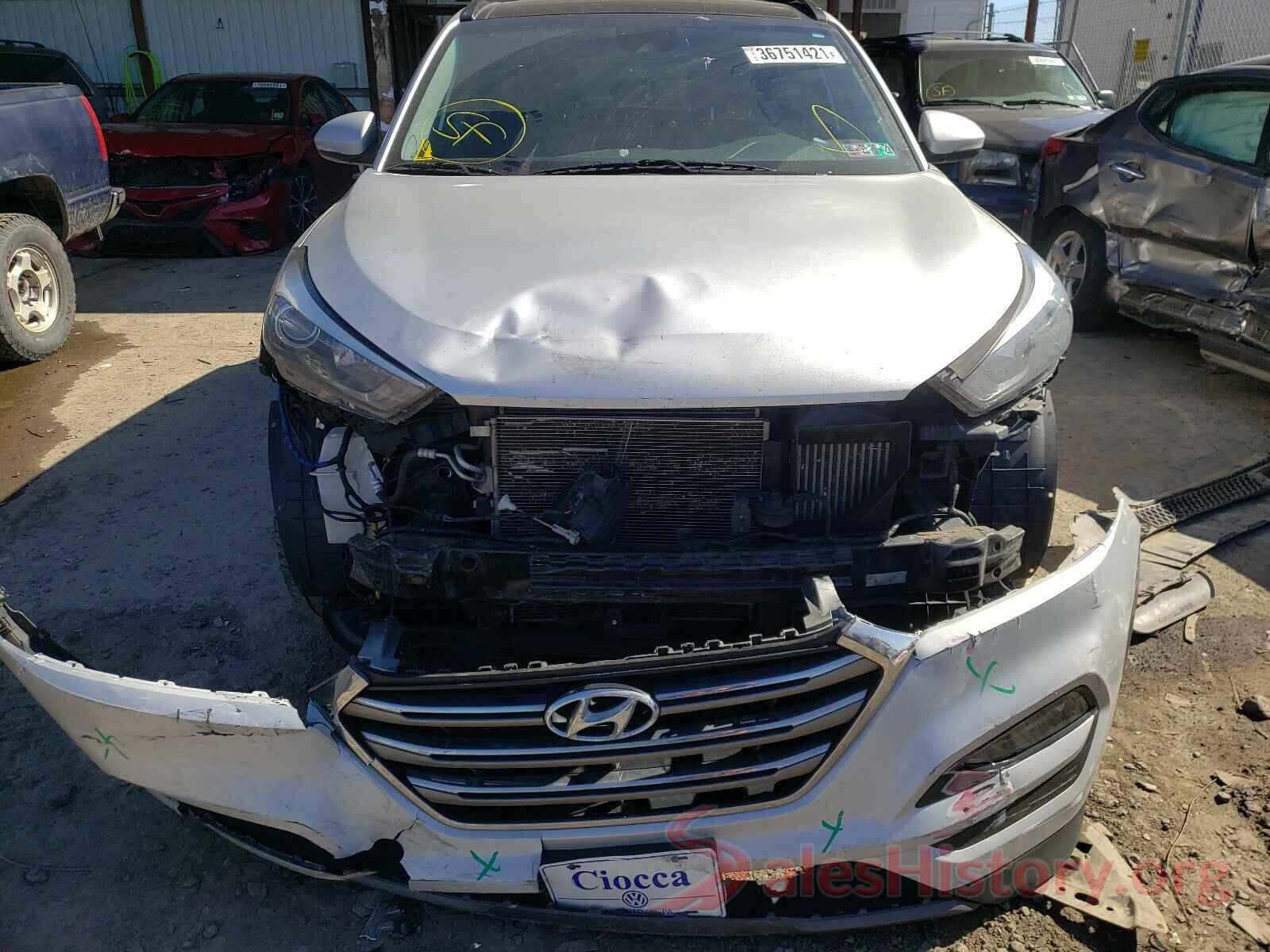 KM8J3CA24GU025673 2016 HYUNDAI TUCSON