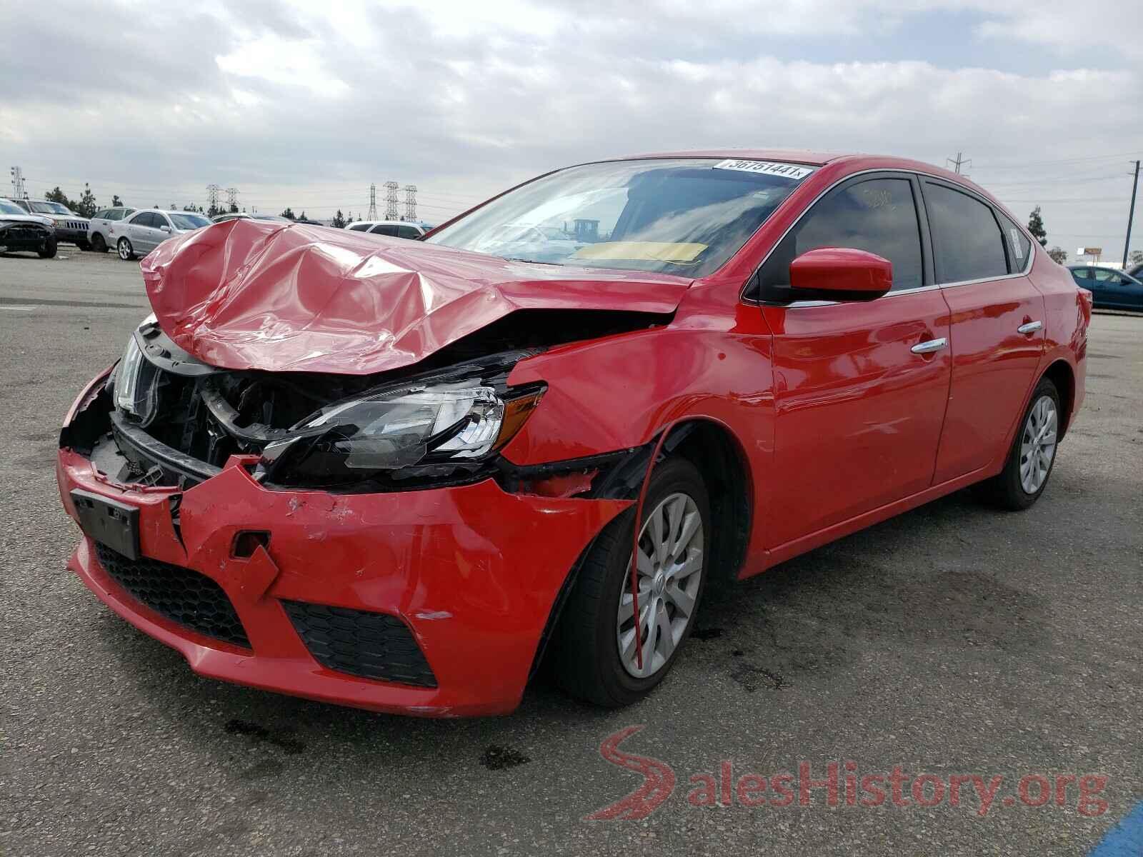 3N1AB7AP1HY285539 2017 NISSAN SENTRA