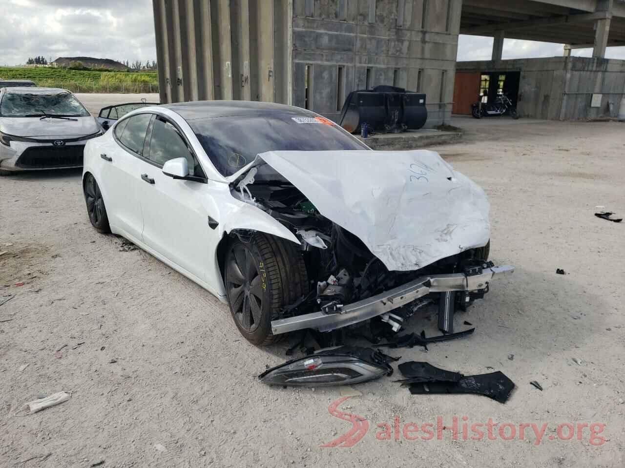 5YJSA1E54MF453674 2021 TESLA MODEL S