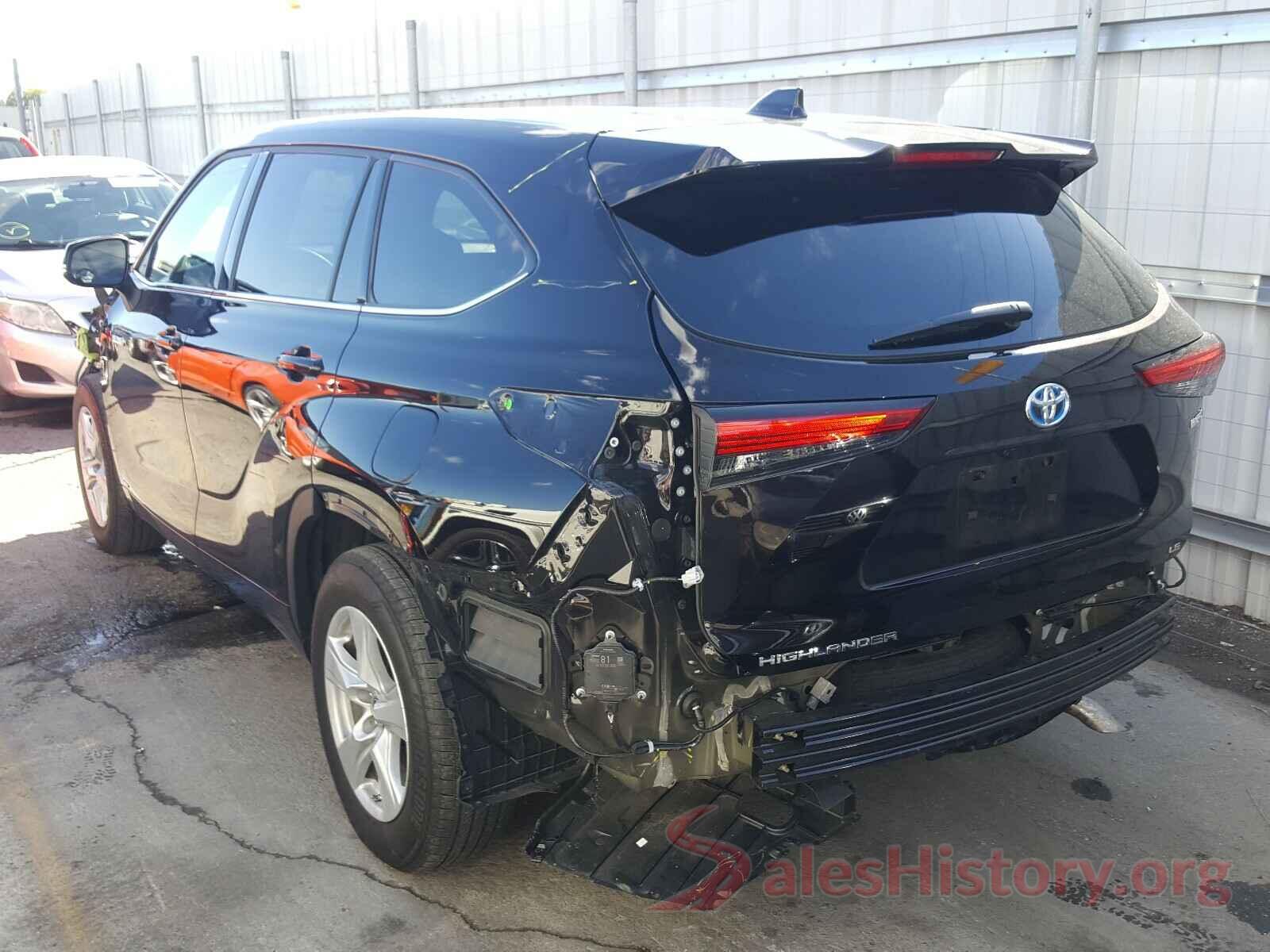 5TDBBRCH7LS012611 2020 TOYOTA HIGHLANDER