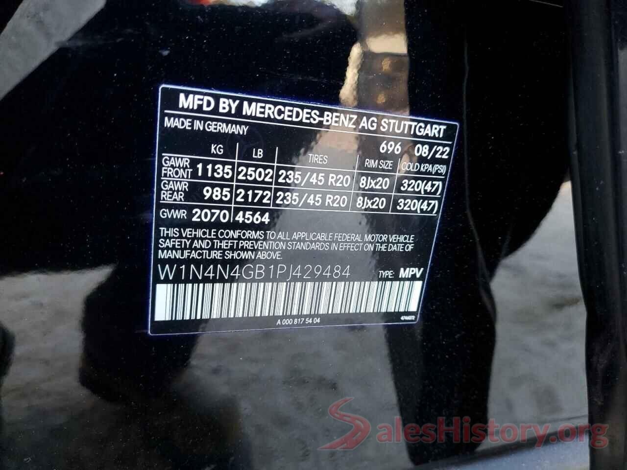 W1N4N4GB1PJ429484 2023 MERCEDES-BENZ GLA-CLASS