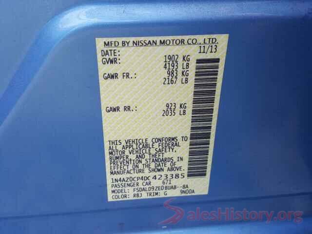 1N4AZ0CP4DC423385 2013 NISSAN LEAF