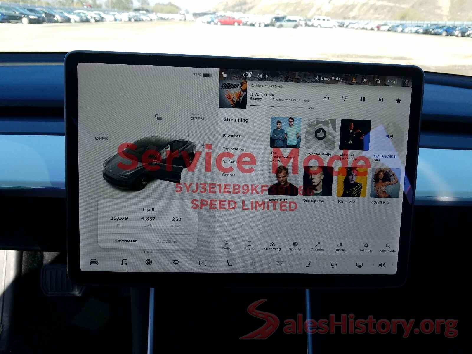 5YJ3E1EB9KF391166 2019 TESLA MODEL 3