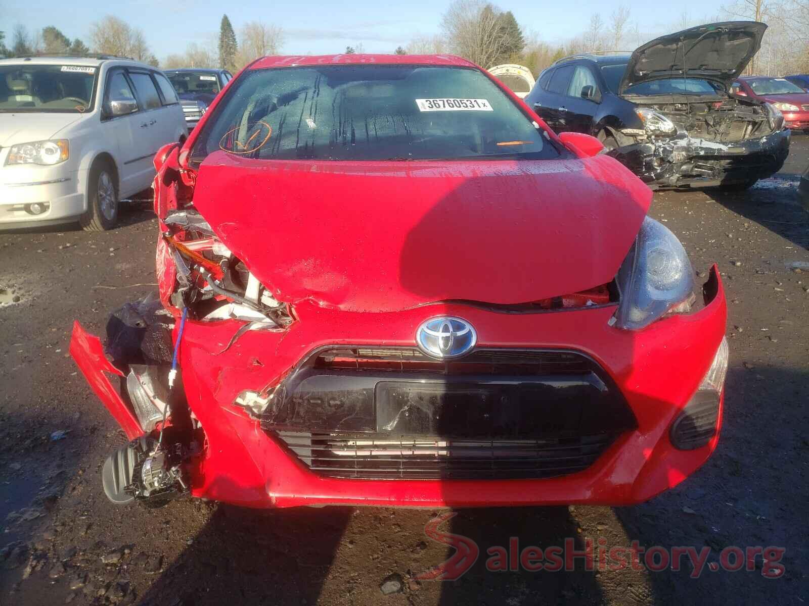 JTDKDTB37G1125619 2016 TOYOTA PRIUS