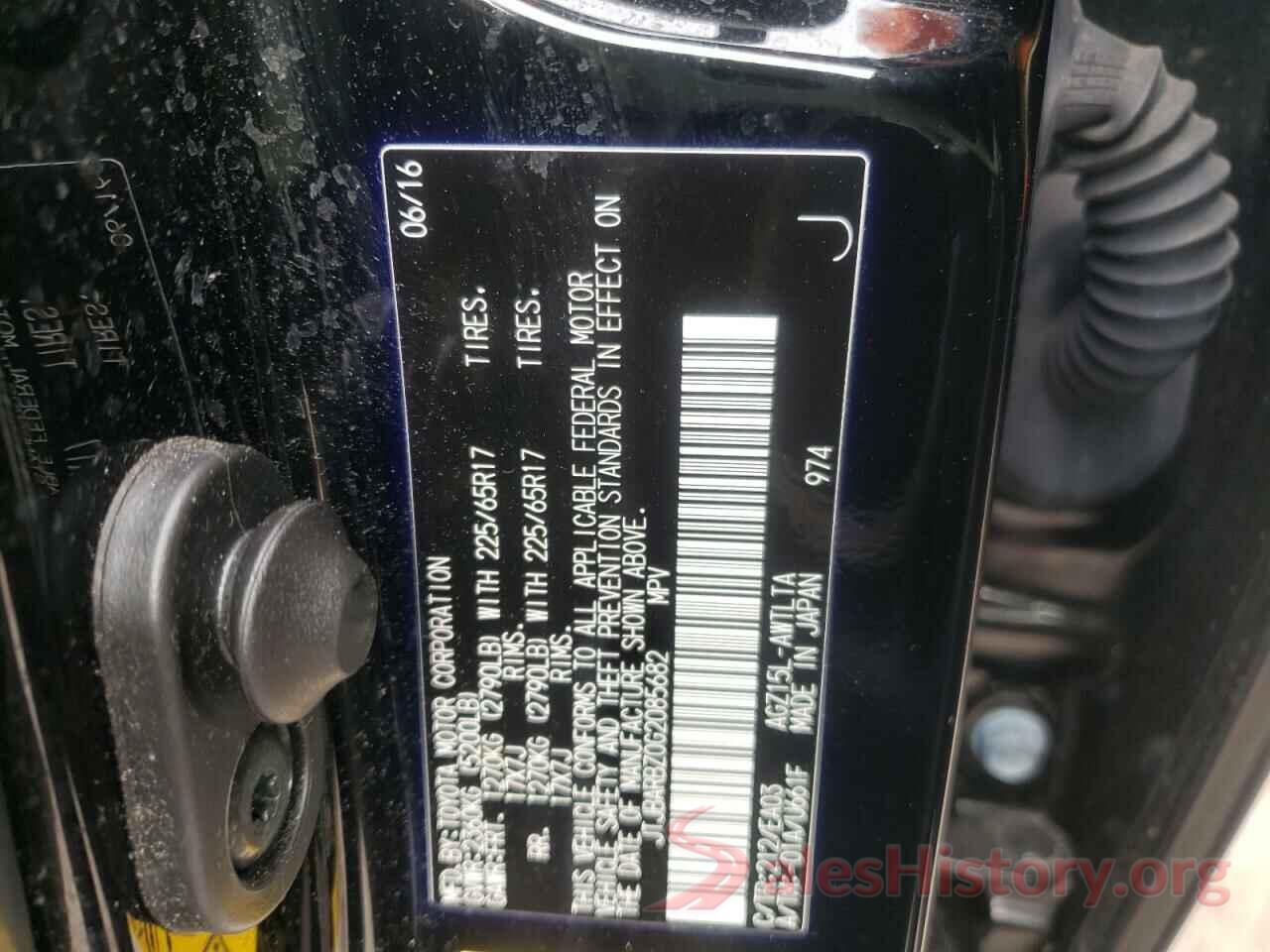 JTJBARBZ0G2085682 2016 LEXUS NX