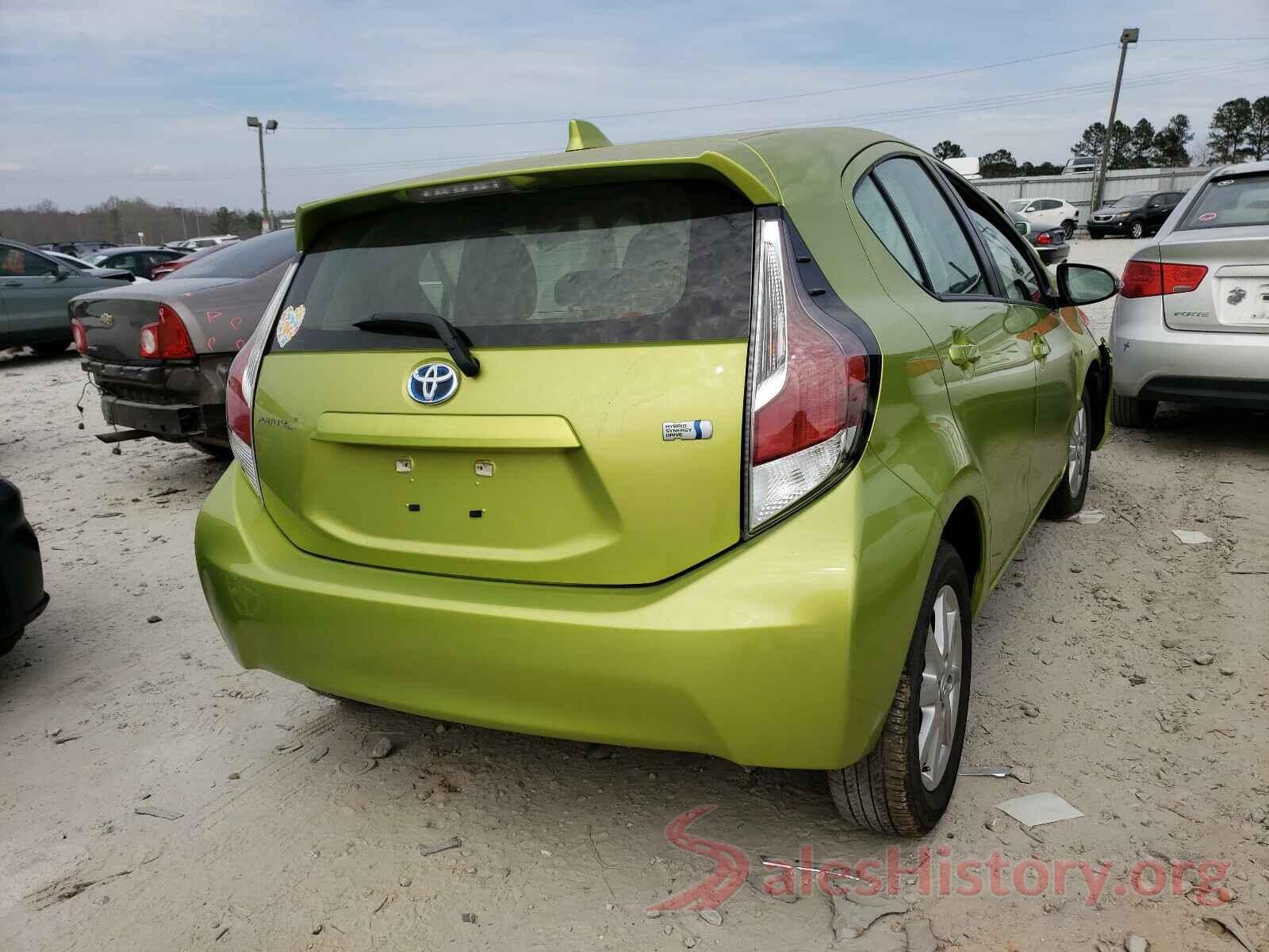 JTDKDTB34G1123732 2016 TOYOTA PRIUS