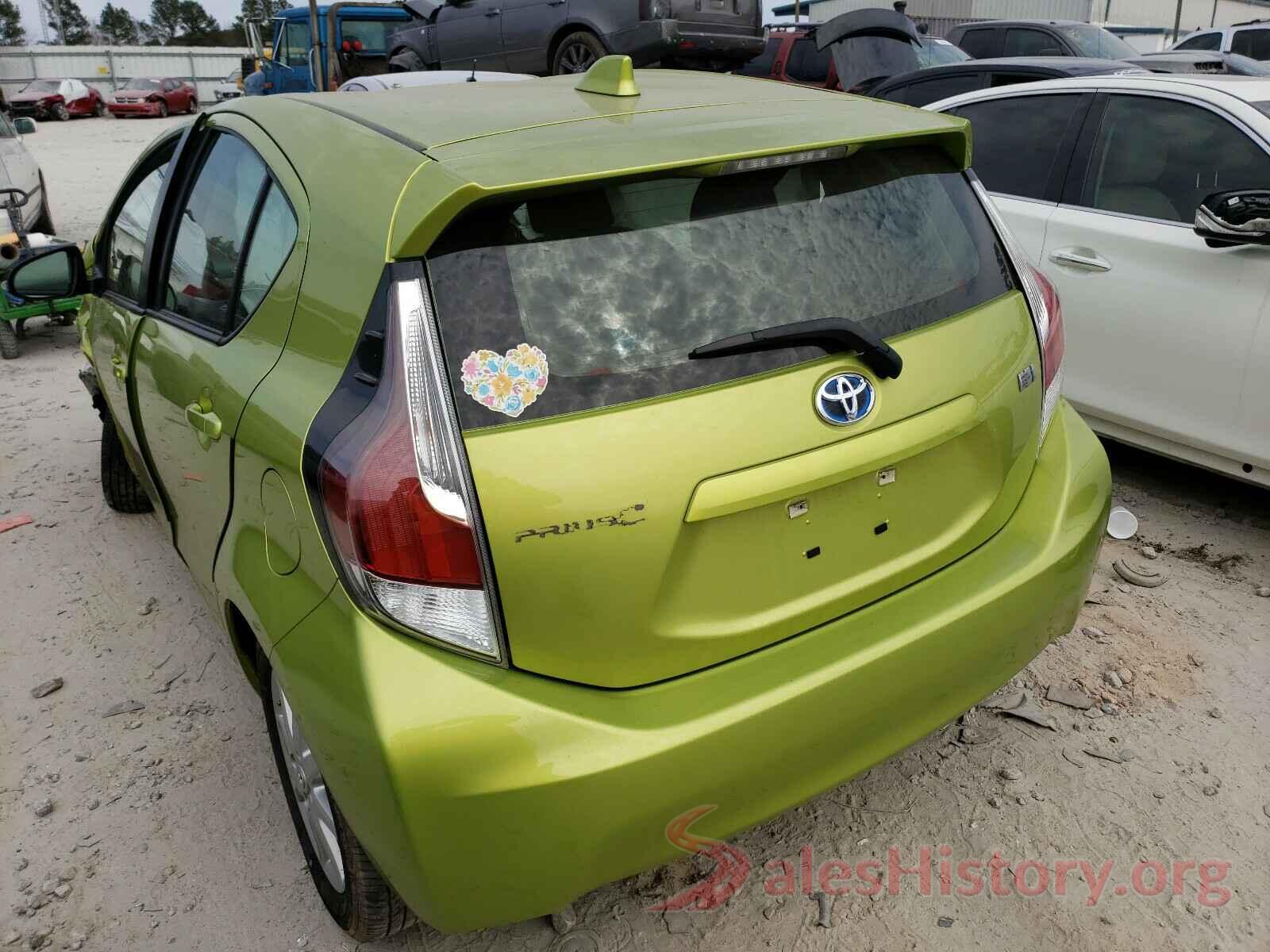 JTDKDTB34G1123732 2016 TOYOTA PRIUS