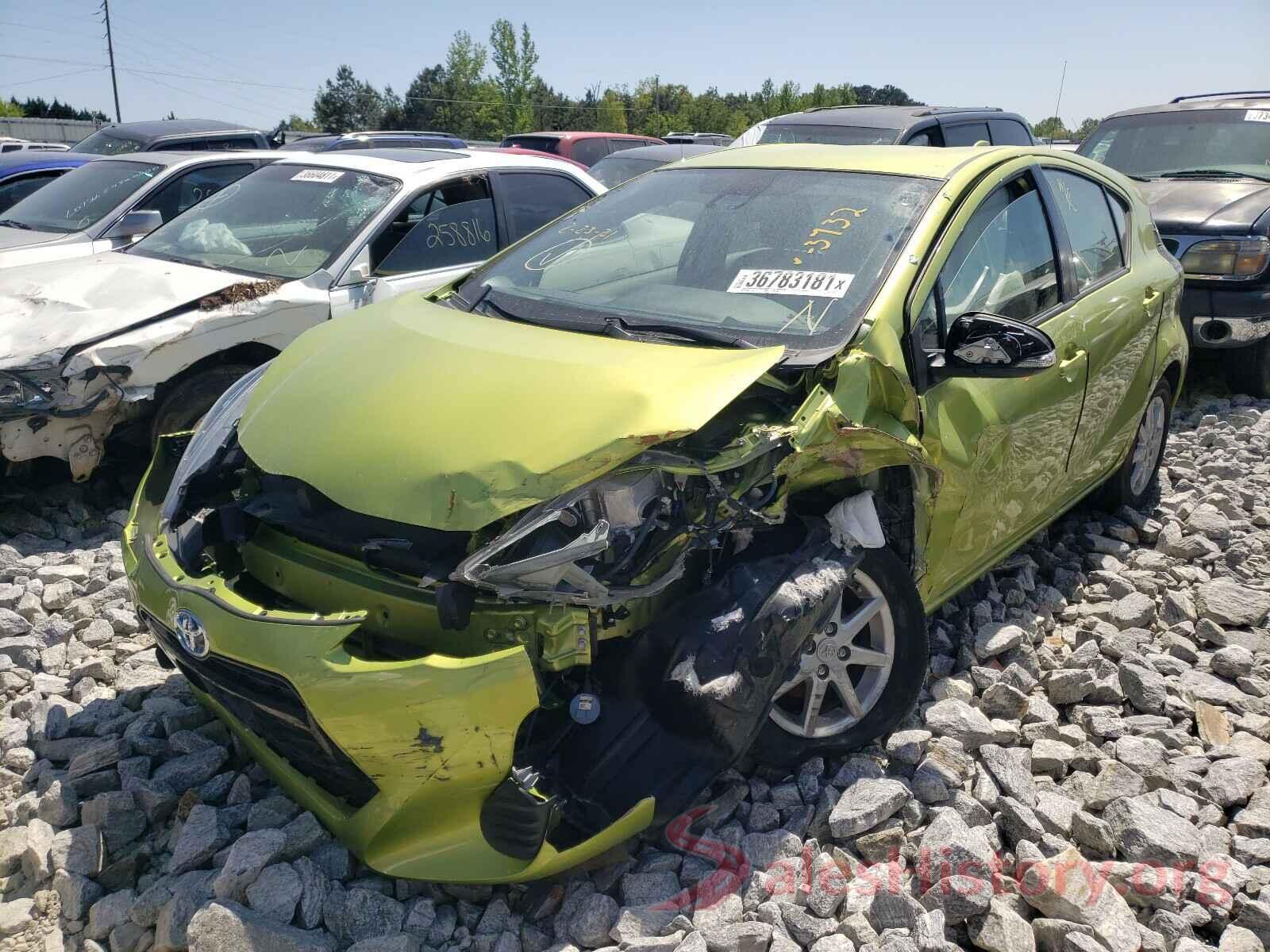 JTDKDTB34G1123732 2016 TOYOTA PRIUS