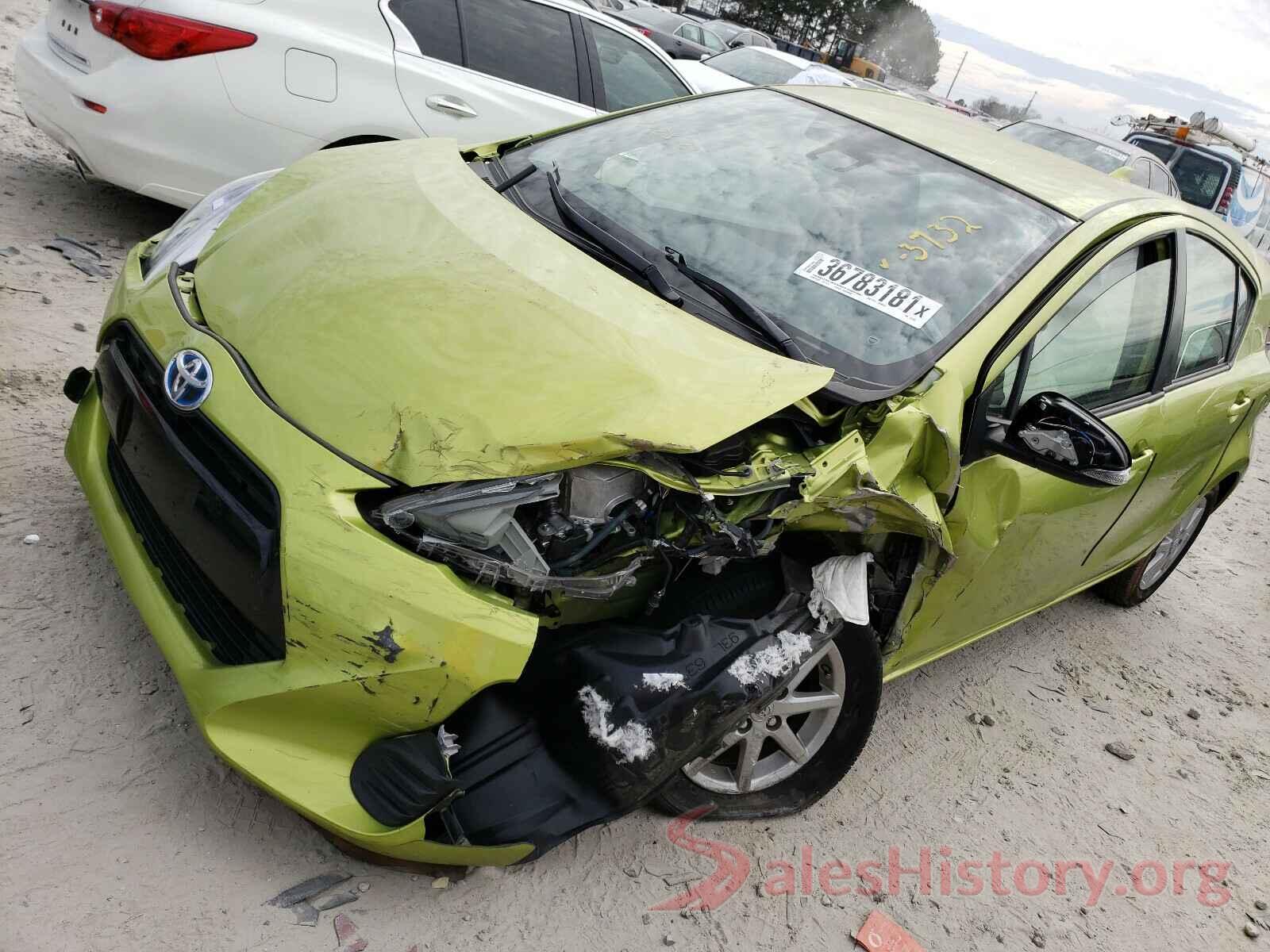 JTDKDTB34G1123732 2016 TOYOTA PRIUS