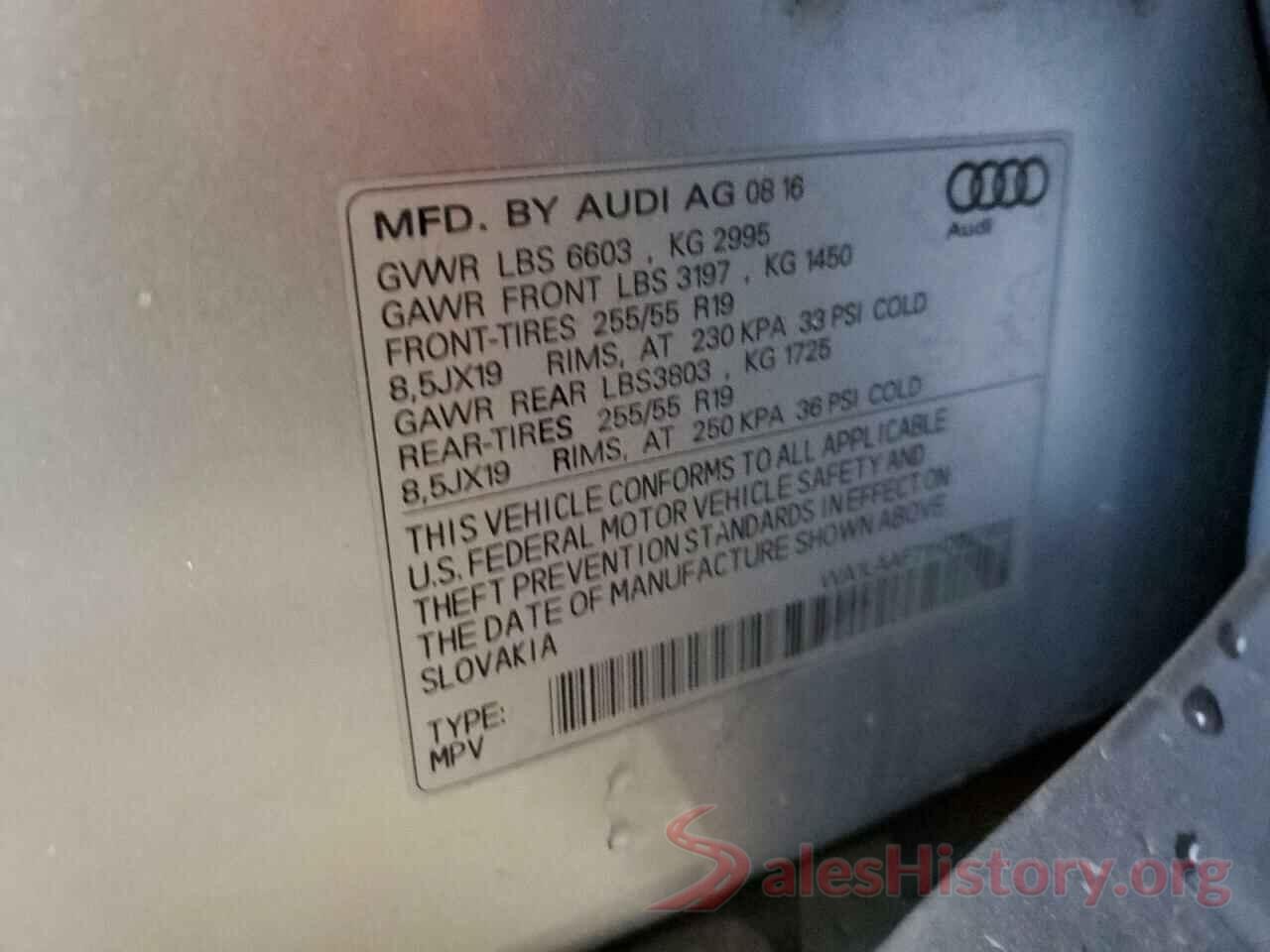 WA1LAAF71HD027856 2017 AUDI Q7