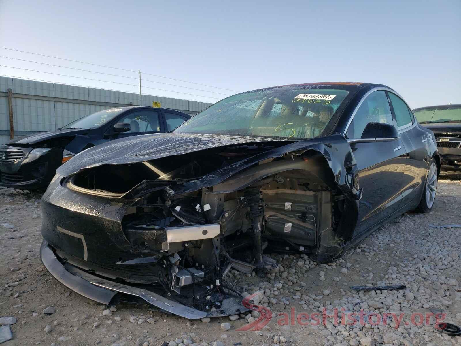 5YJ3E1EA2HF001623 2017 TESLA MODEL 3