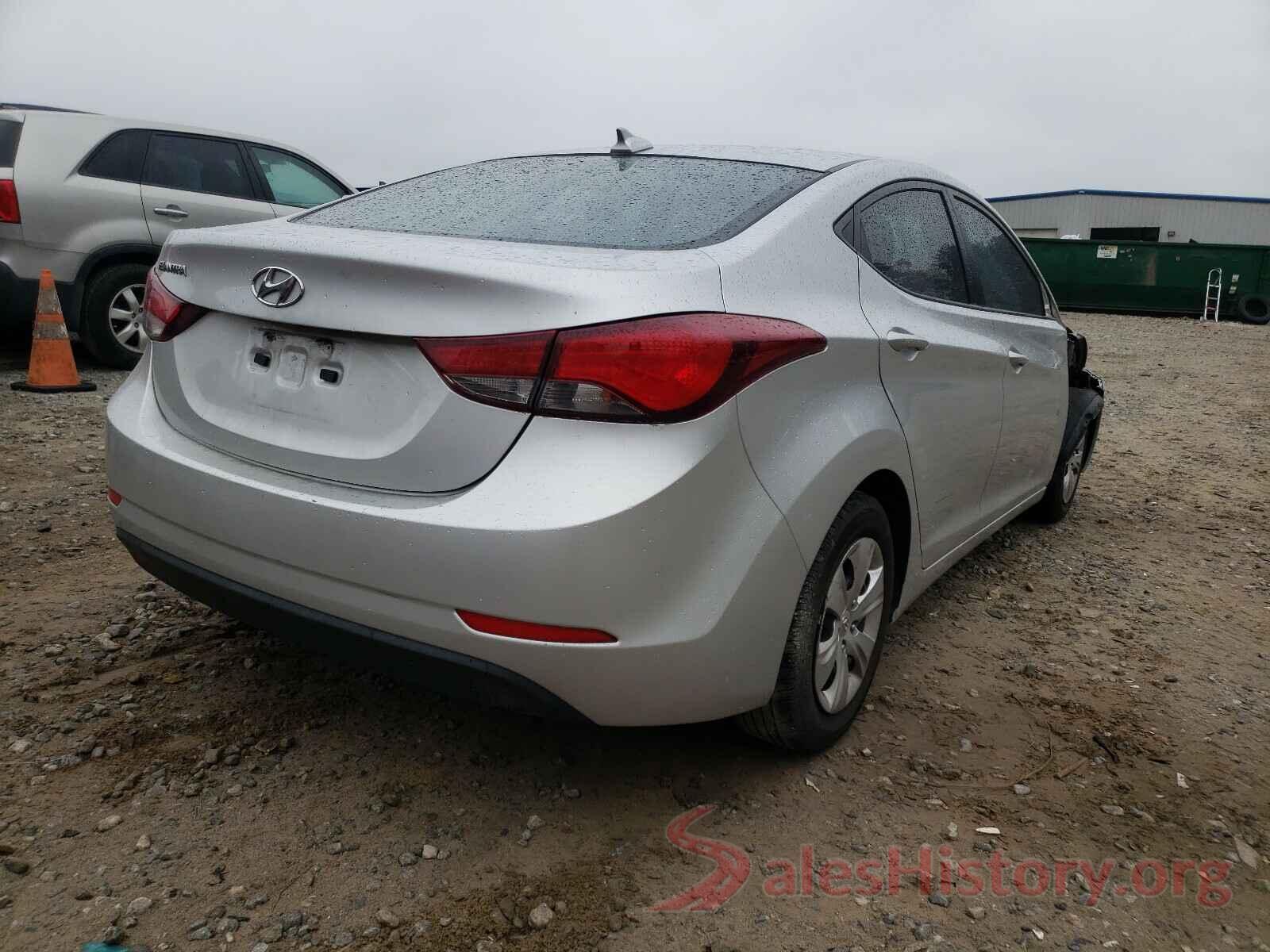 5NPDH4AE0GH703414 2016 HYUNDAI ELANTRA