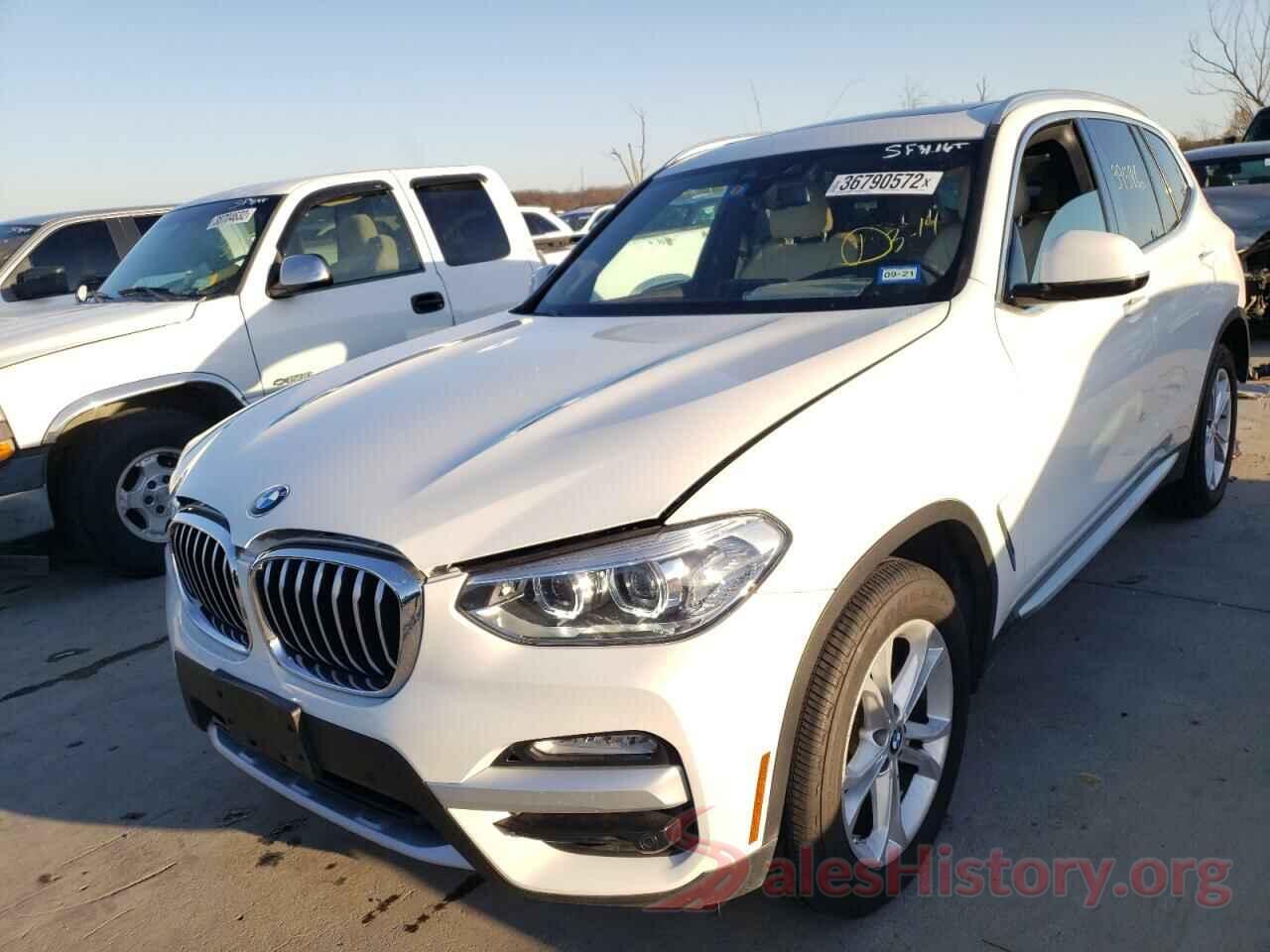 5UXTR7C50KLR47588 2019 BMW X3