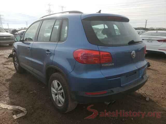 WVGAV7AX2HK003987 2017 VOLKSWAGEN TIGUAN