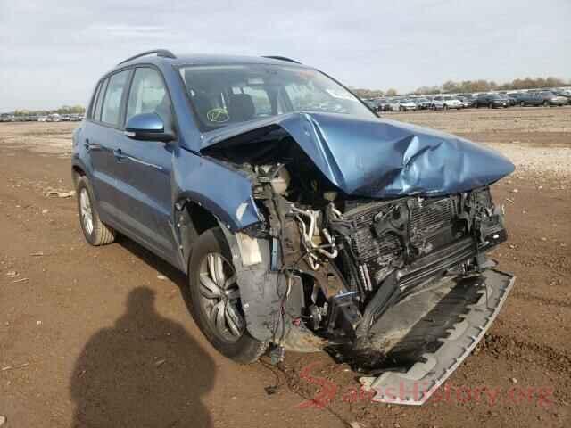 WVGAV7AX2HK003987 2017 VOLKSWAGEN TIGUAN