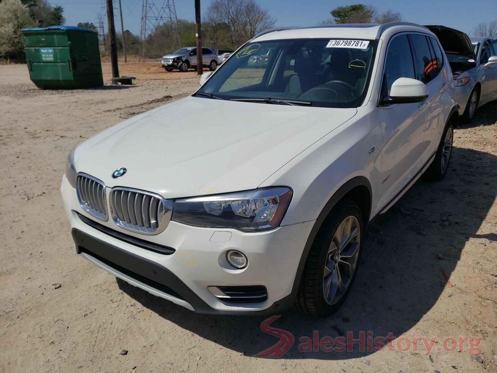 5UXWZ7C32H0X41517 2017 BMW X3