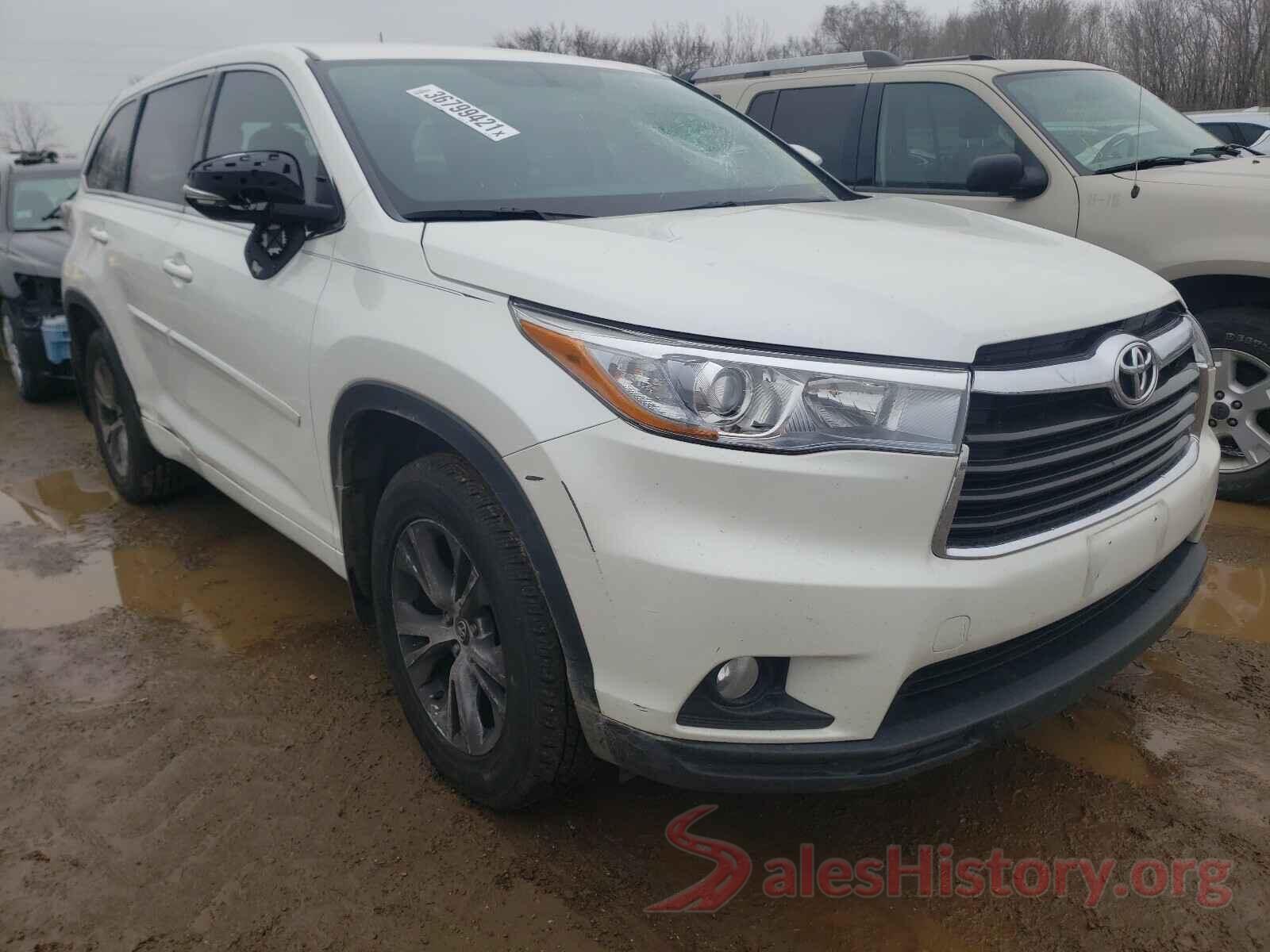 5TDBKRFH9GS347077 2016 TOYOTA HIGHLANDER