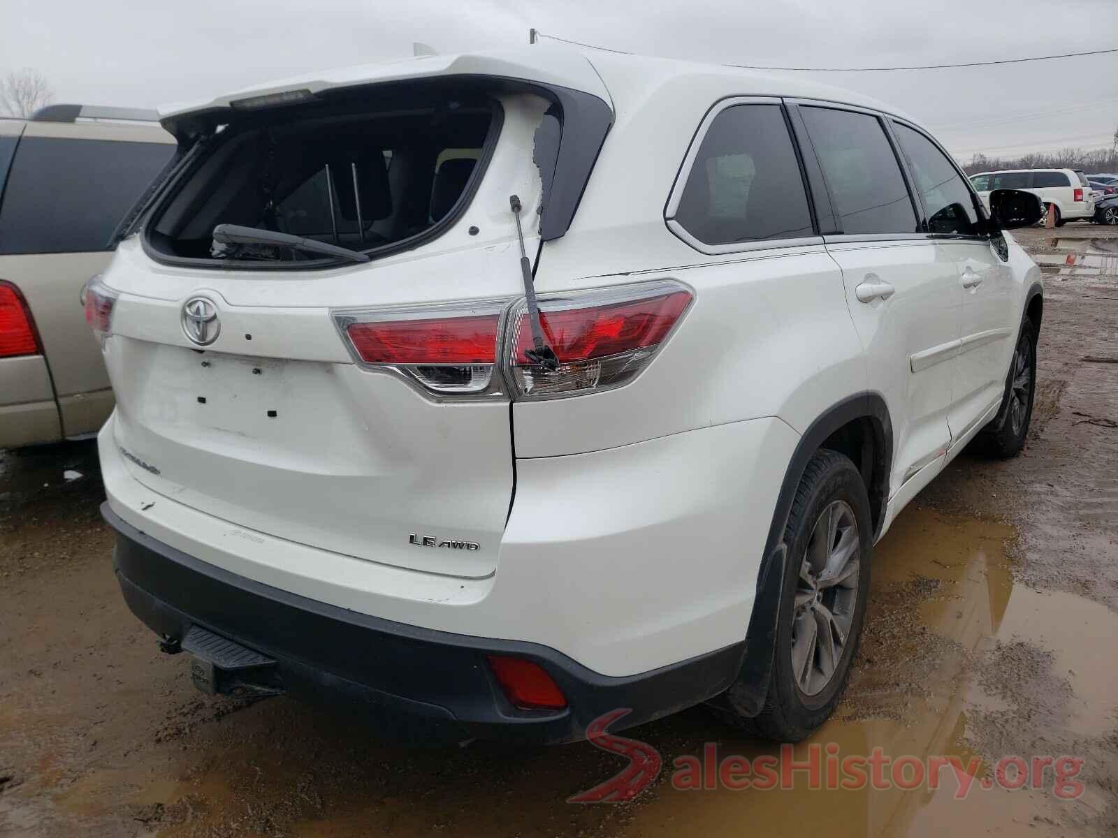 5TDBKRFH9GS347077 2016 TOYOTA HIGHLANDER