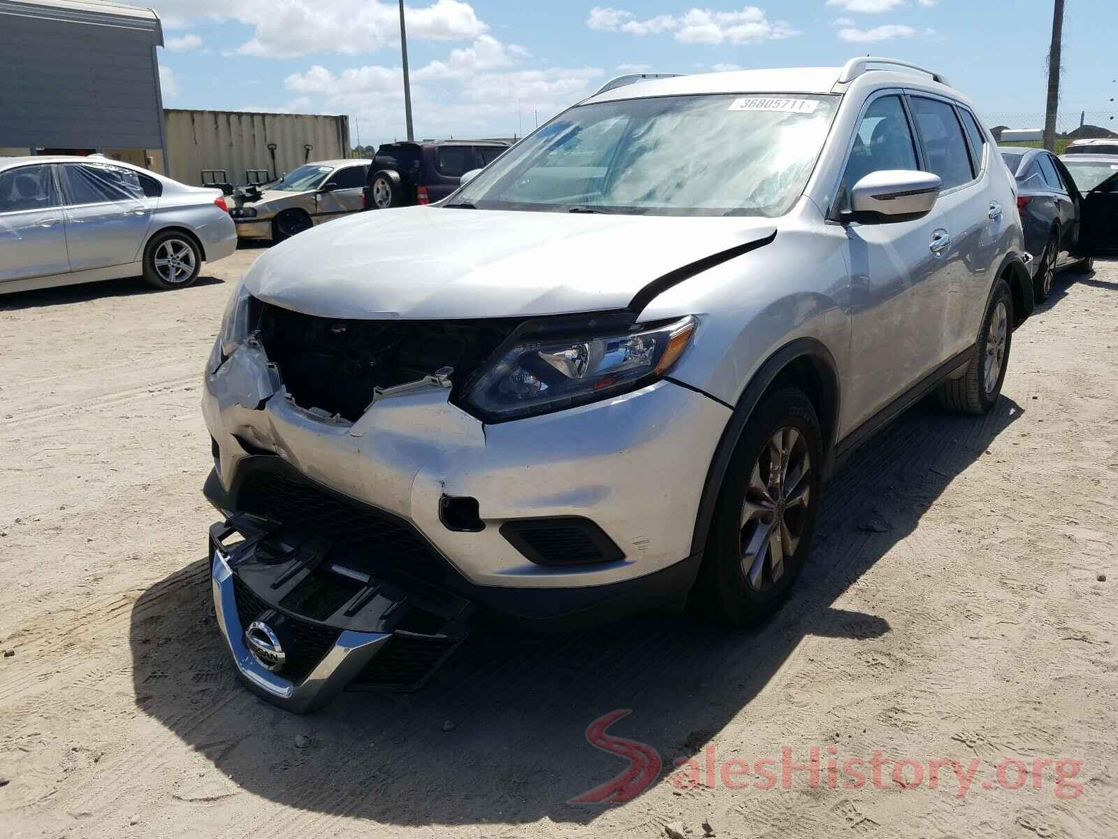 KNMAT2MT8GP710230 2016 NISSAN ROGUE